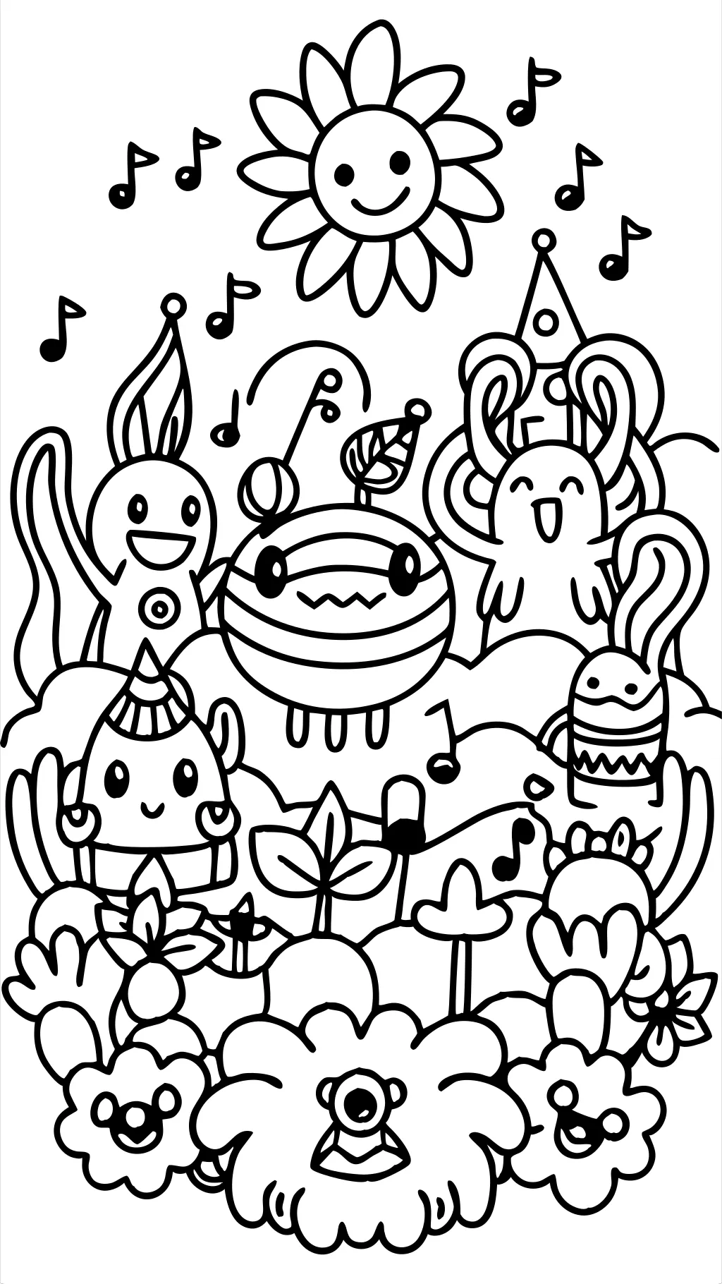 singing monsters coloring pages